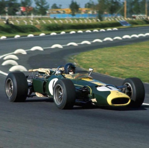 GP du Mexique avec la Lotus 43 et son moteur H 16